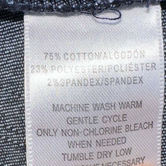 Sag Harbor Stretch Denim Blazer 12  Petite - Picture 7 of 9